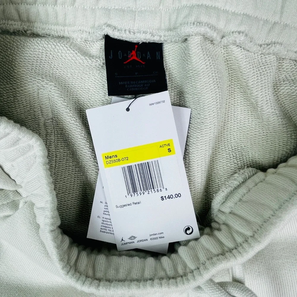 Jordan Sweatpants Mens S DZ5508-072 Light Bone Cactus Jack Travis Scott New